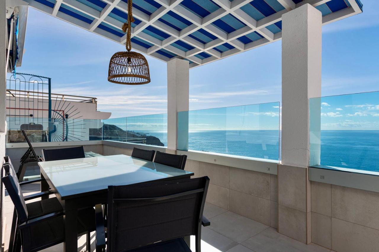 Brand New - Ocean Views - Sunset Terrace - Pool Apartman Puerto Rico  Kültér fotó