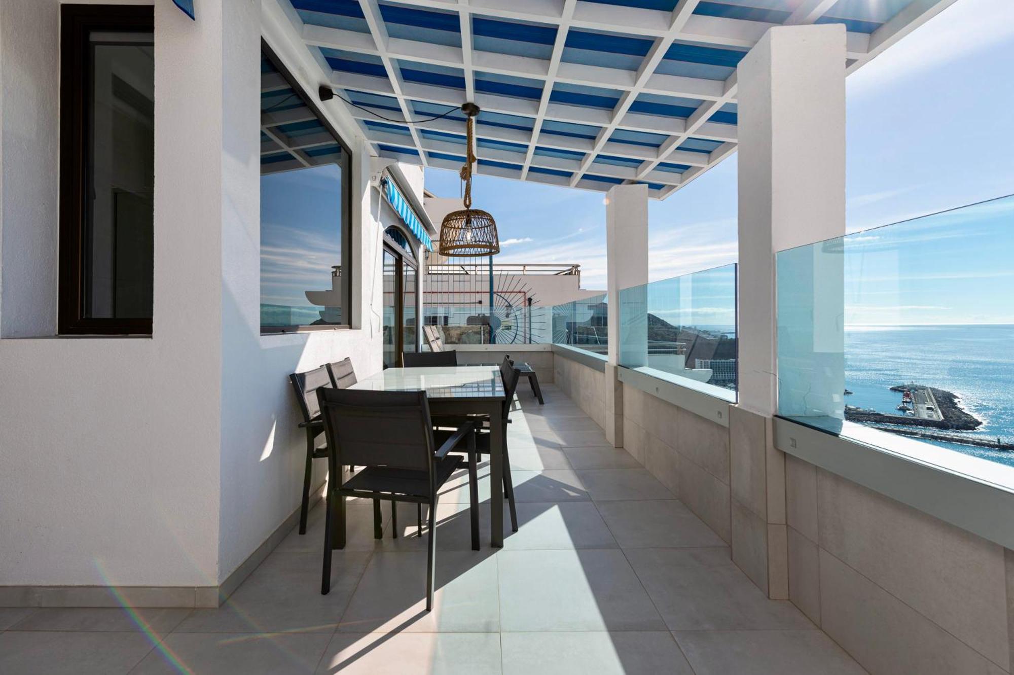 Brand New - Ocean Views - Sunset Terrace - Pool Apartman Puerto Rico  Kültér fotó