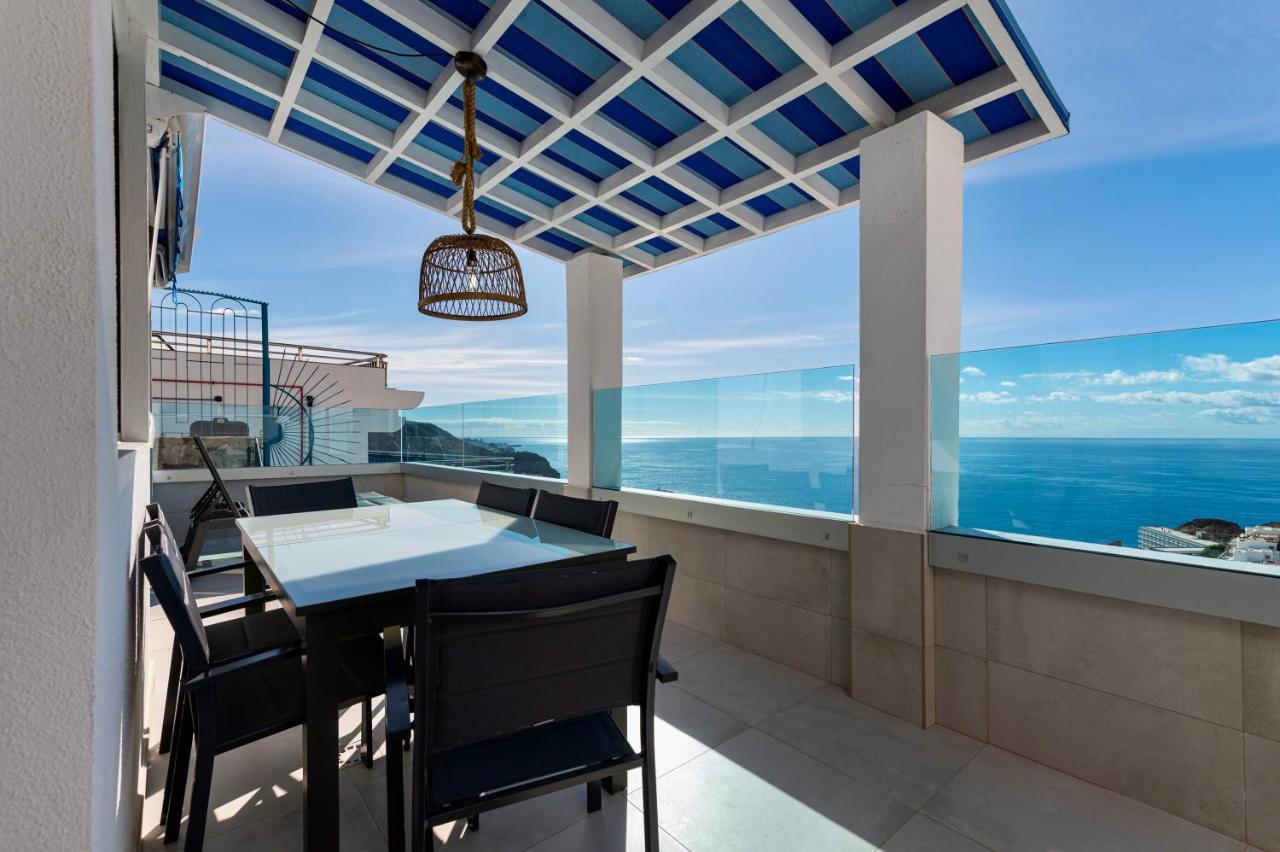 Brand New - Ocean Views - Sunset Terrace - Pool Apartman Puerto Rico  Kültér fotó
